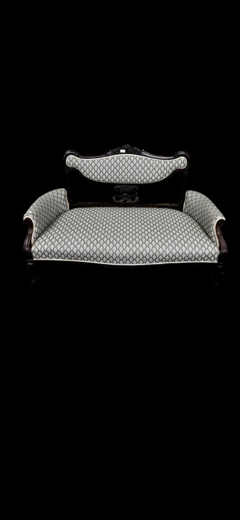 A Late 19th century five piece parlour sofa set
