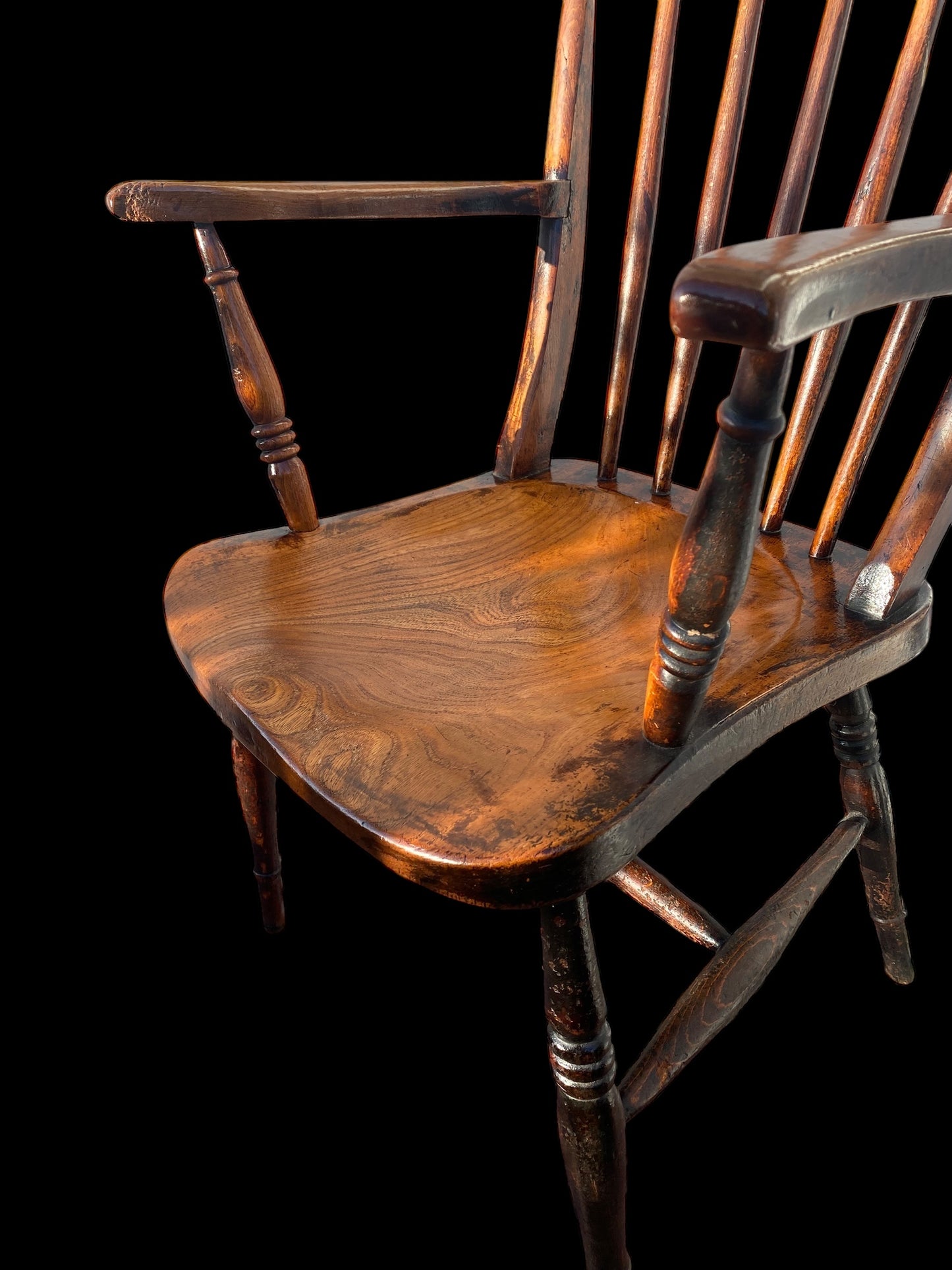 Elm & Beech spindle back Windsor chair