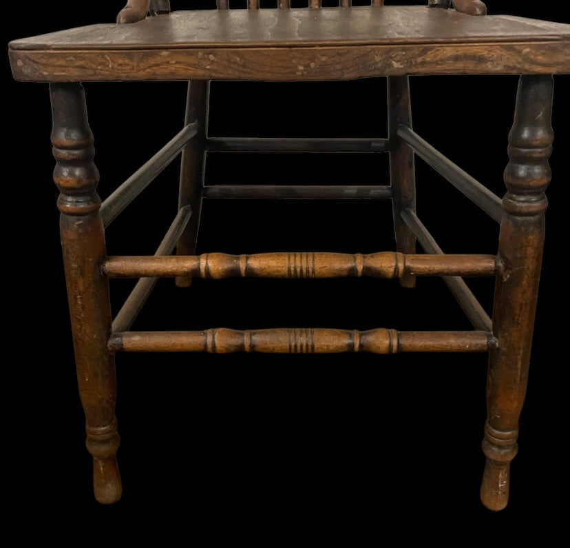 Victorian press-back chair