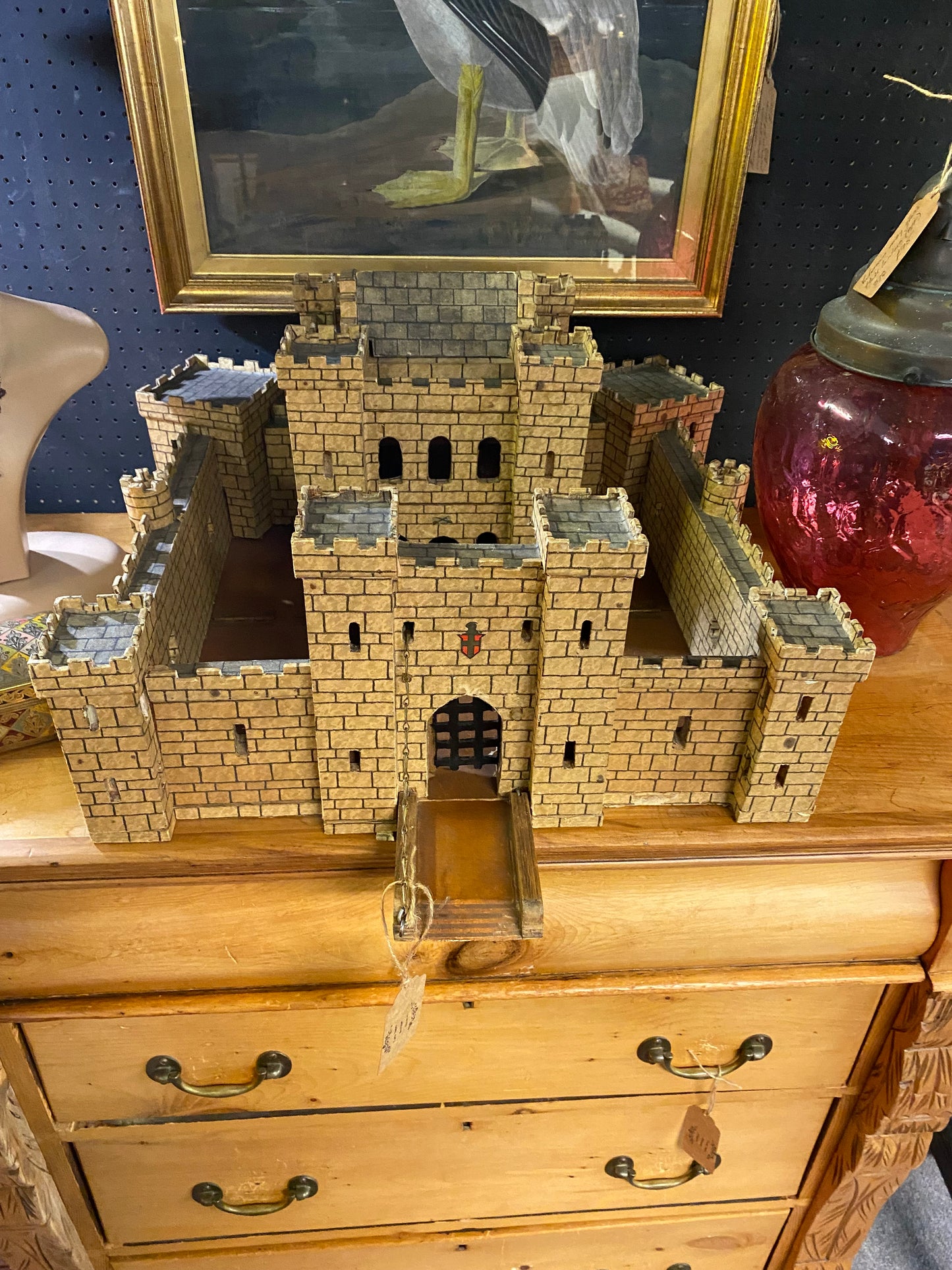 A scratch built sectional fort/castle