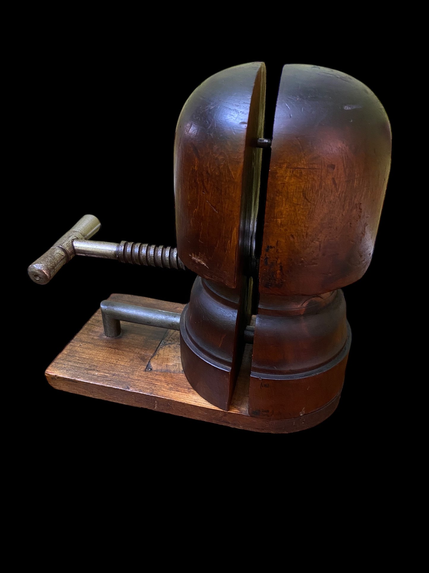 Milliner's Hat Stretcher & Sizer. Mechanical Headwear Shop Display Stand