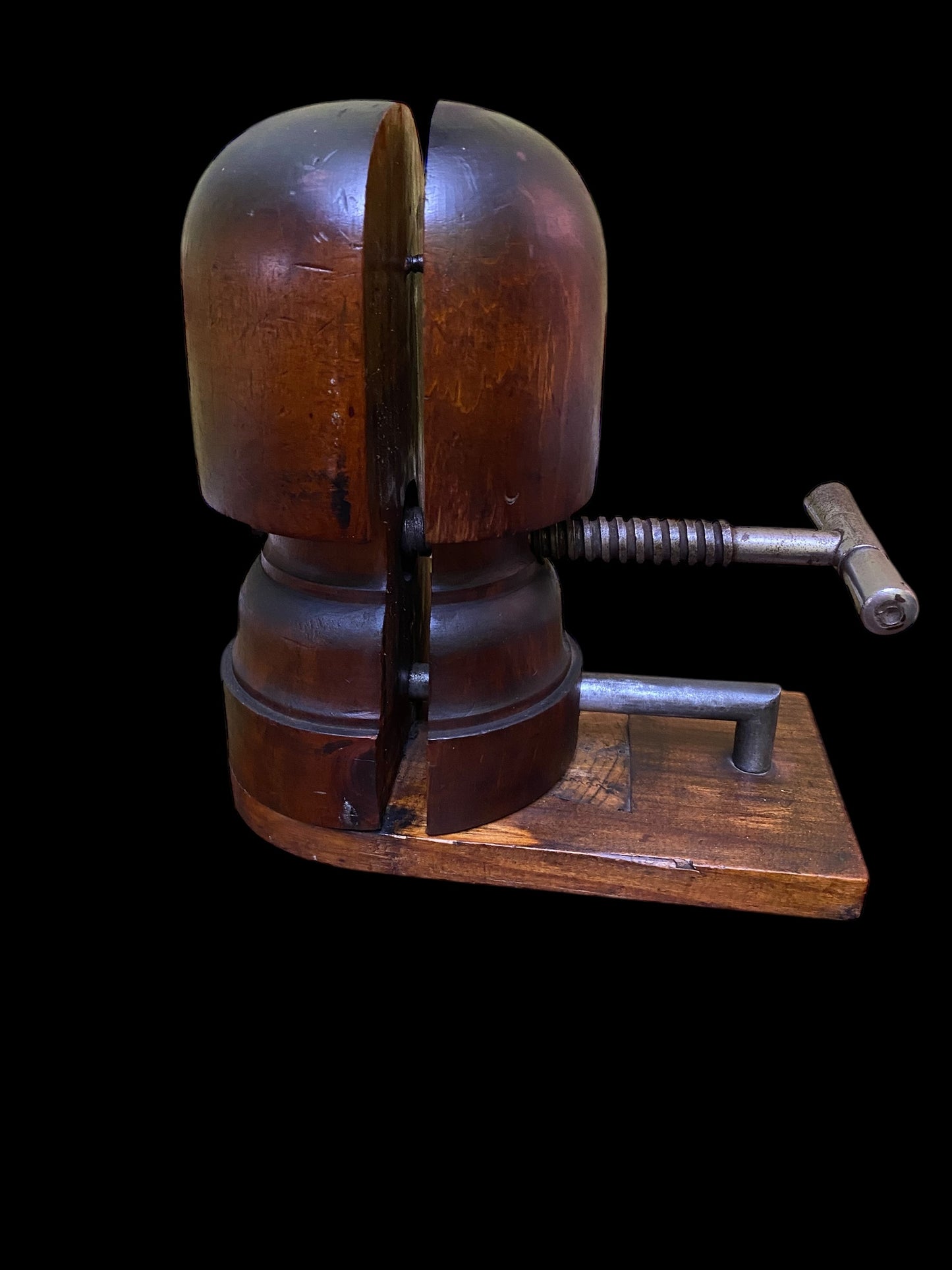 Milliner's Hat Stretcher & Sizer. Mechanical Headwear Shop Display Stand
