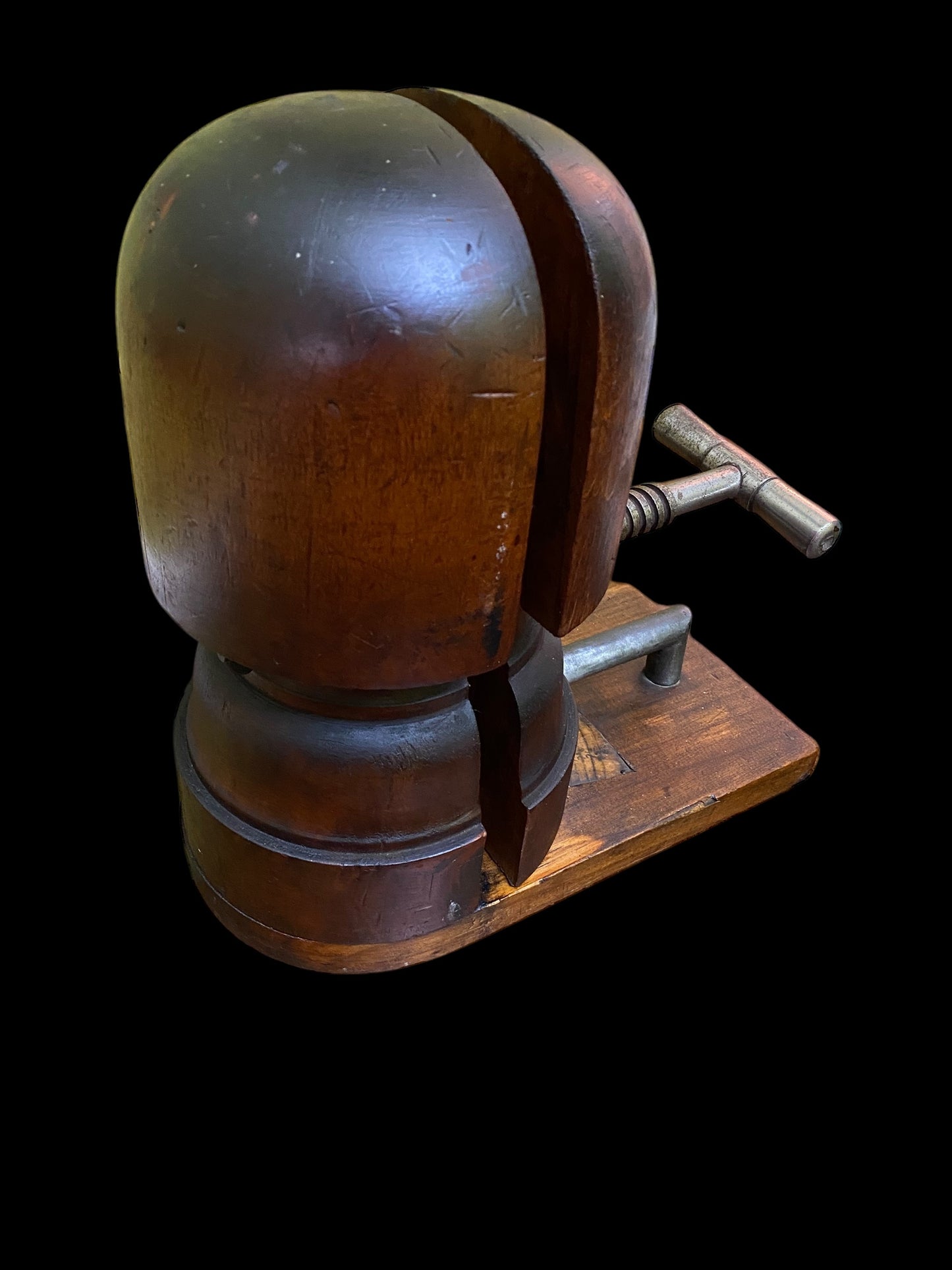 Milliner's Hat Stretcher & Sizer. Mechanical Headwear Shop Display Stand