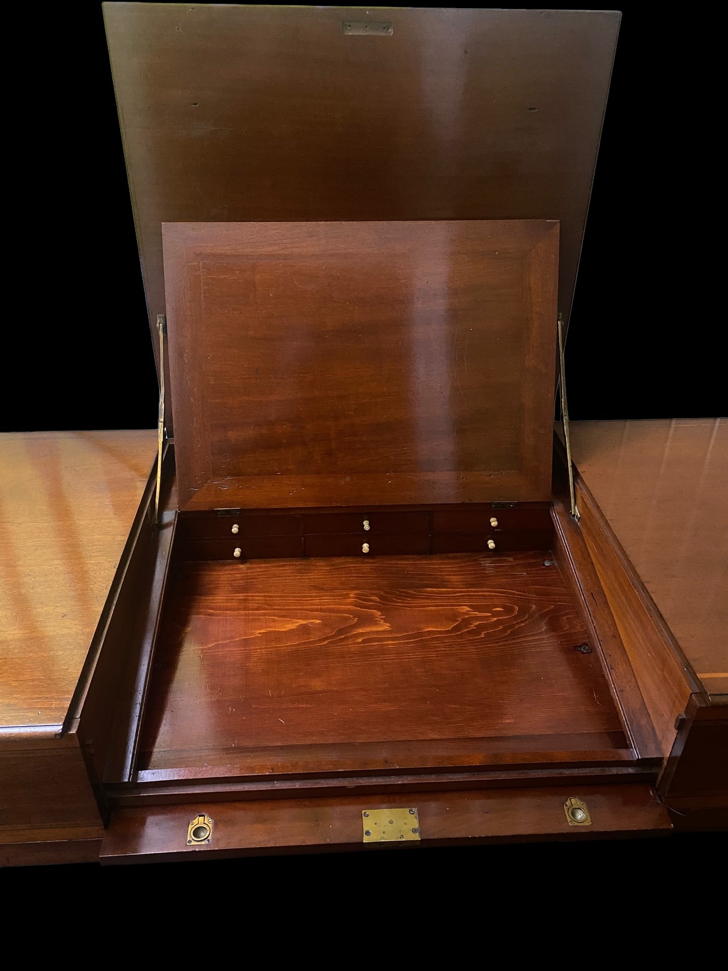 Regency square piano desk