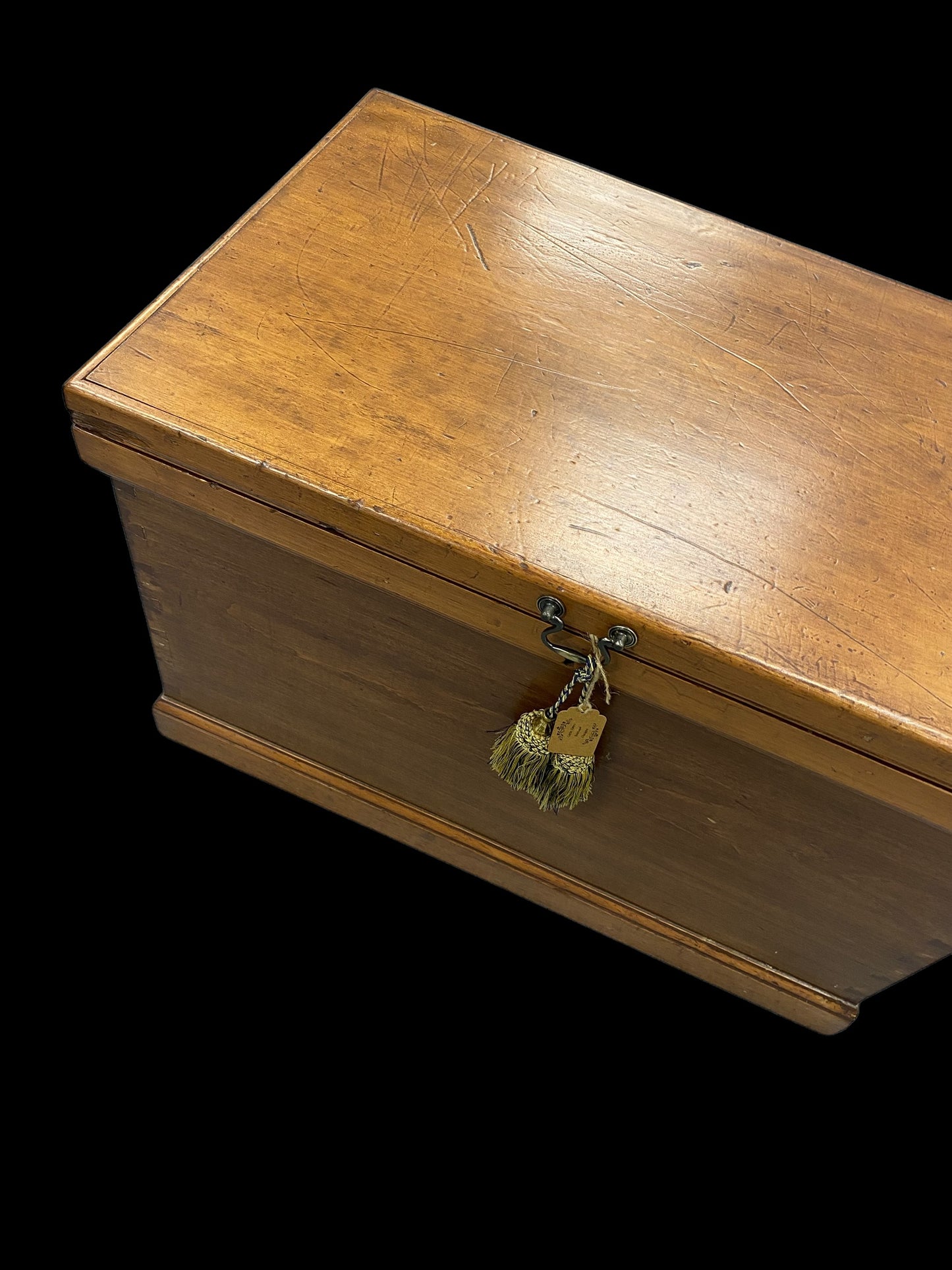 Antique pine blanket box