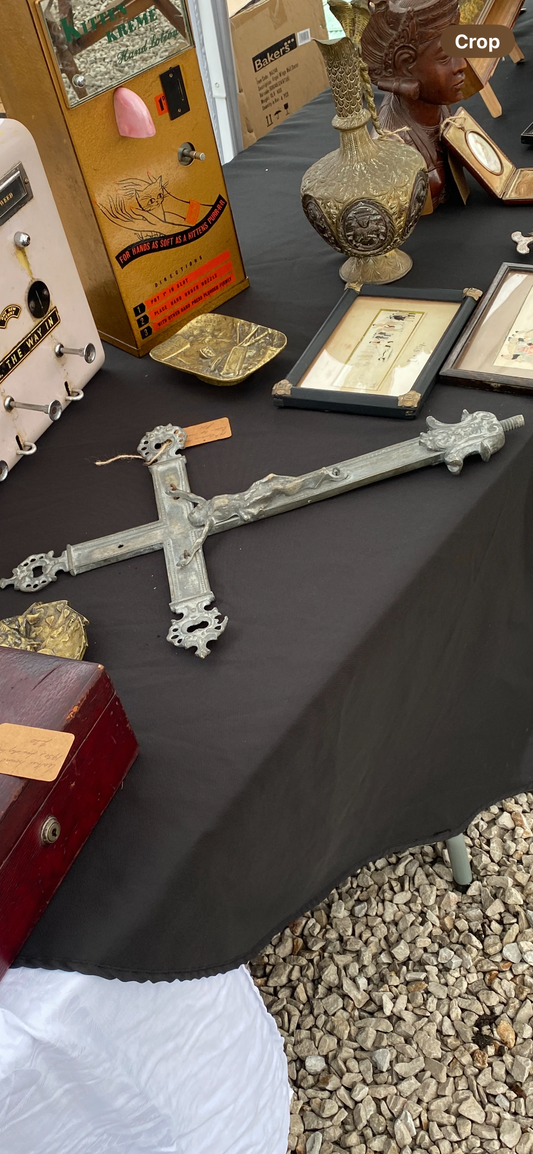 19th Century French coffin Crucifix