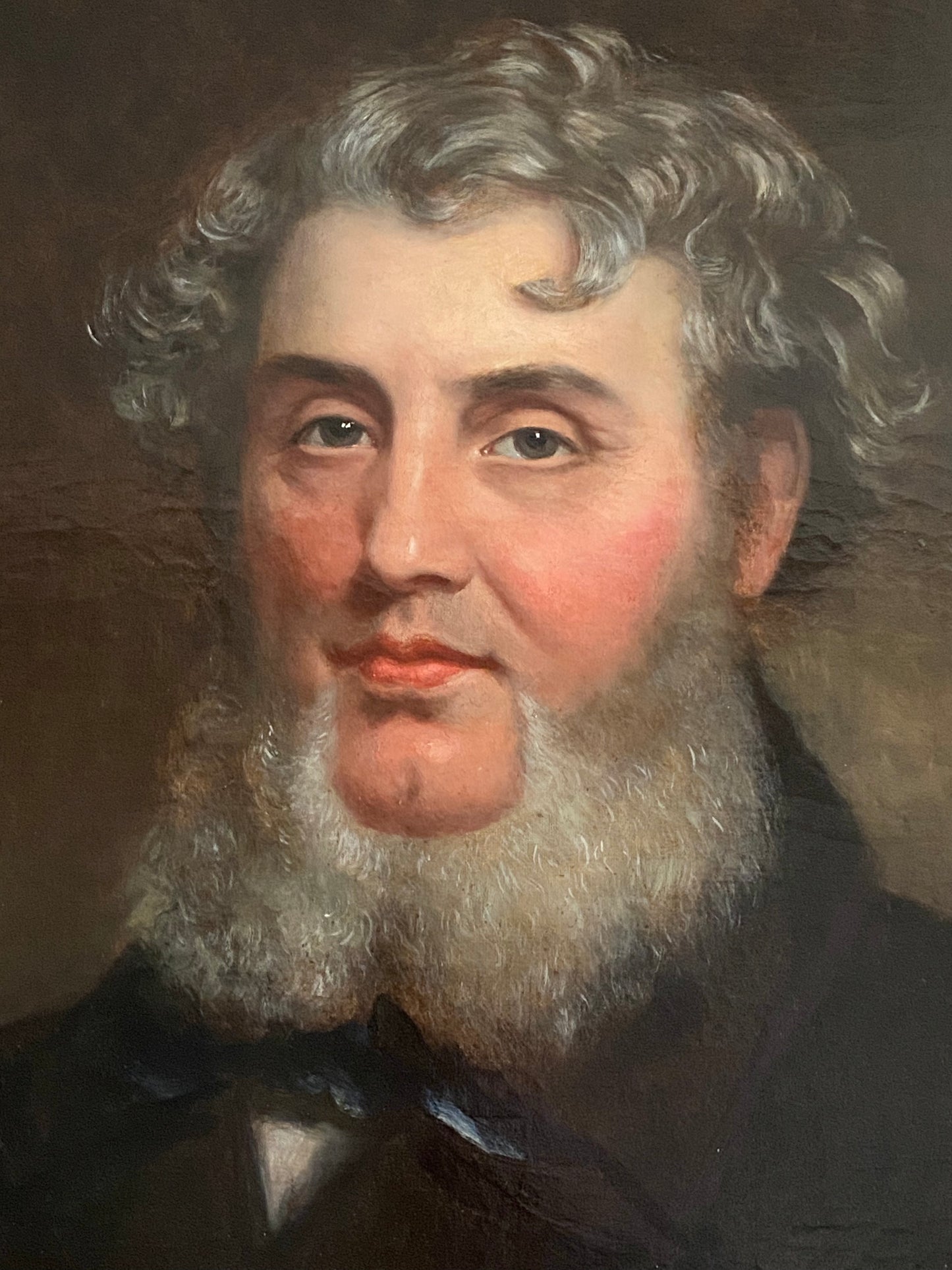 A 19th Century oil on canvas portrait of a gentleman