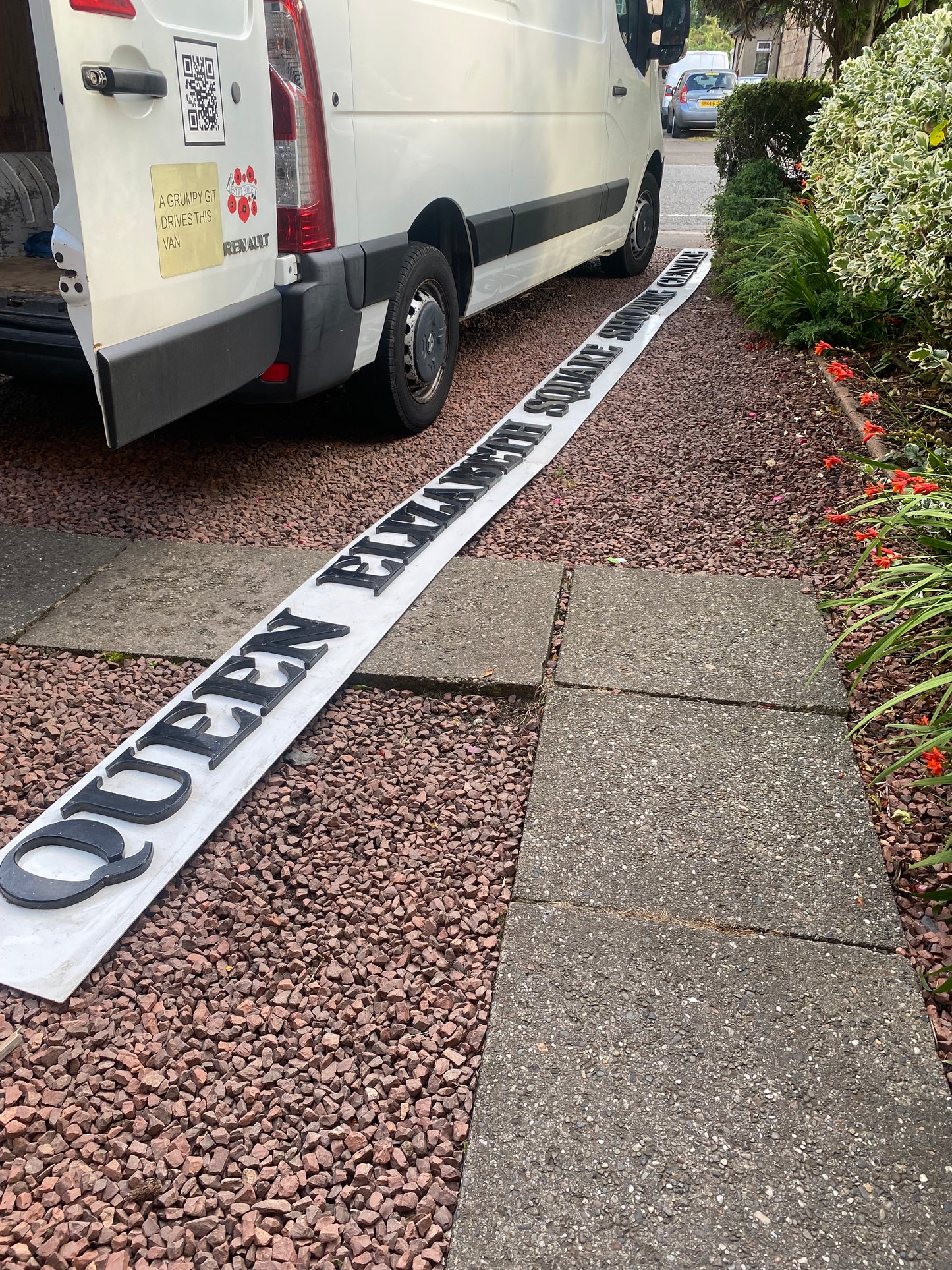 Queen Elizabeth Square shopping centre sign