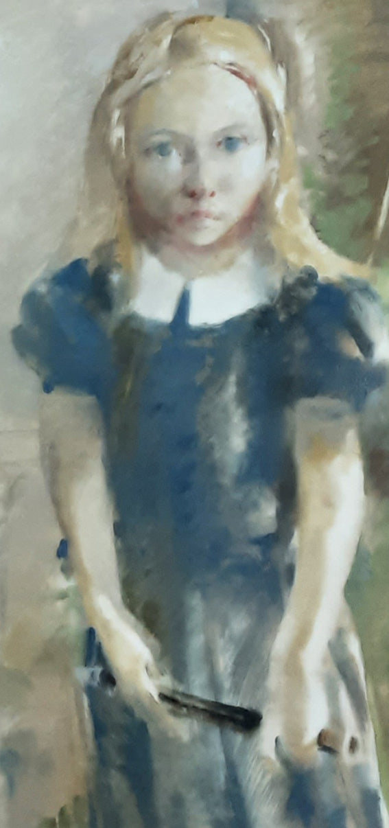 20th Century British School, Portrait of a Girl