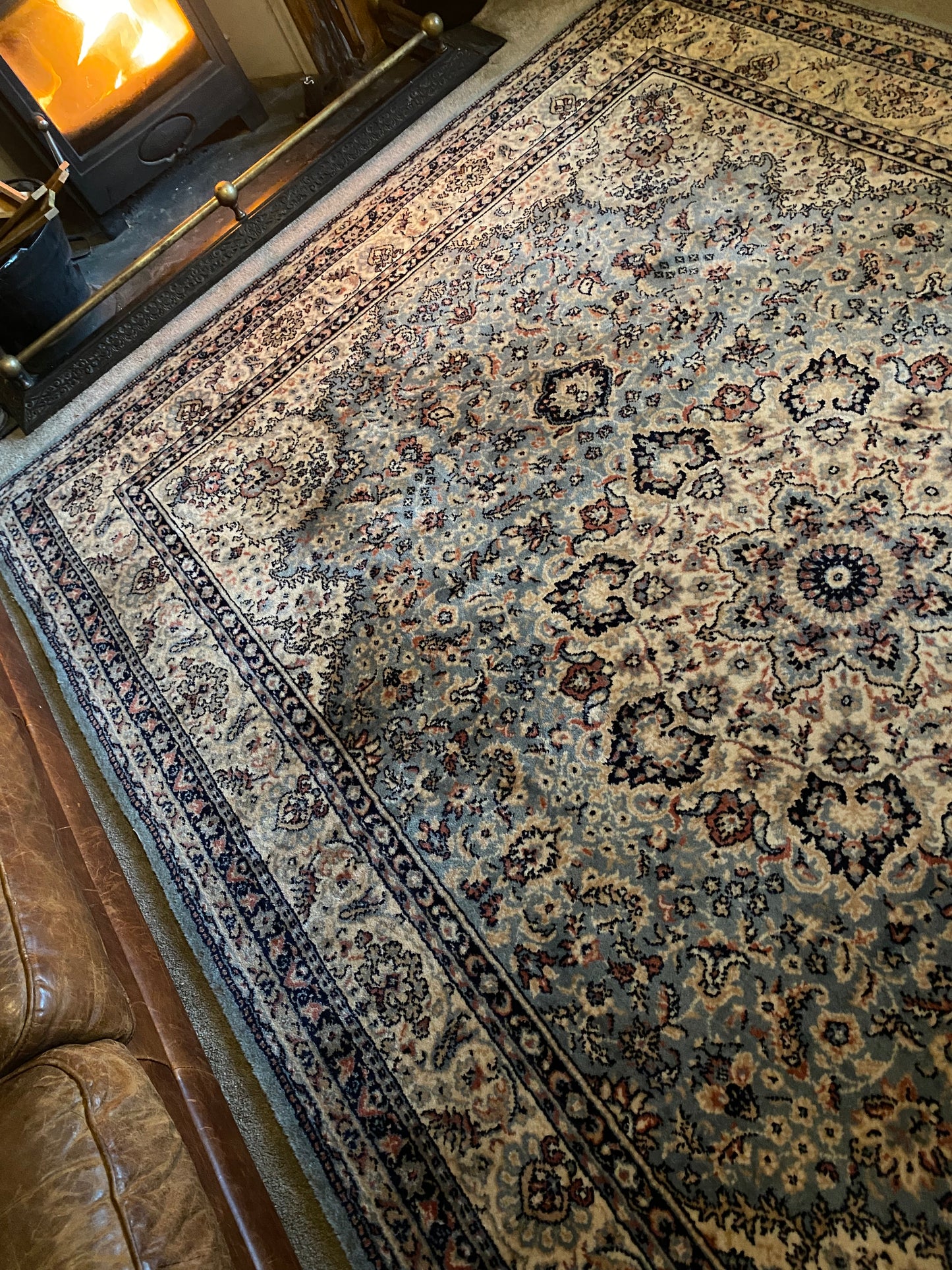 A large woolen ‘Lana Bergamo’ rug