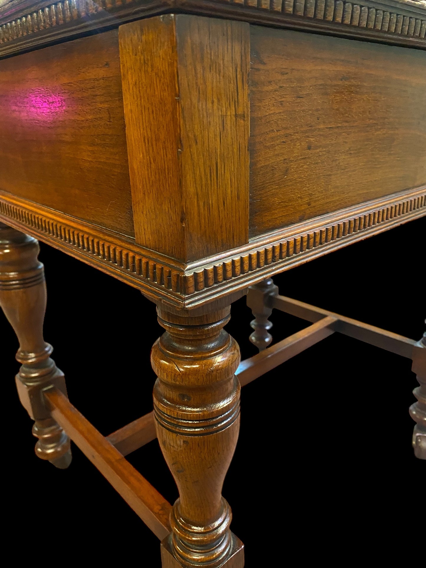 Late Victorian mahogany piano stool