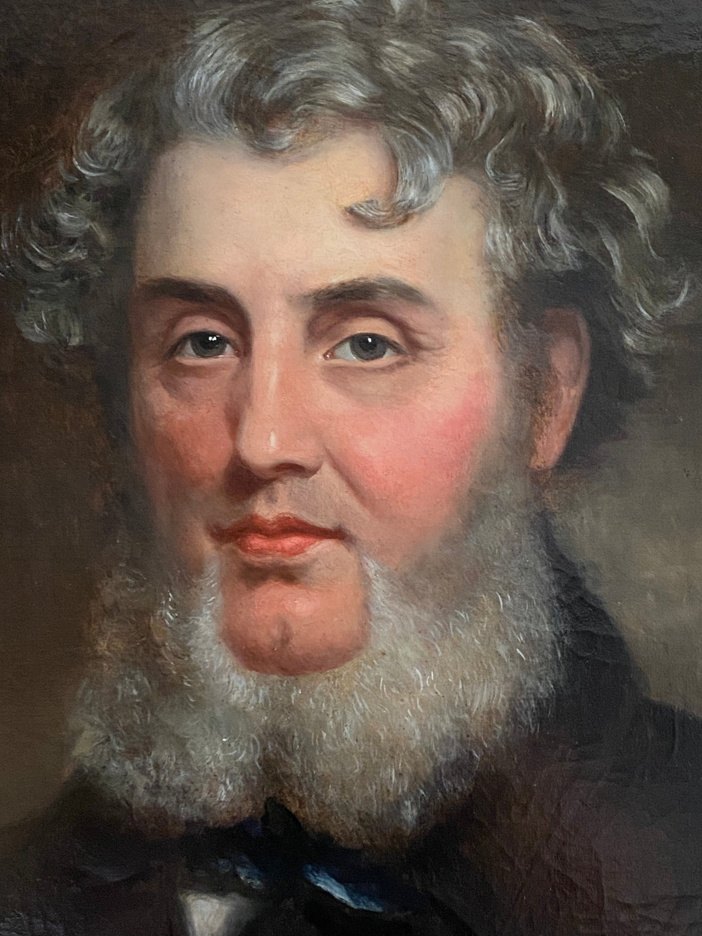 A 19th Century oil on canvas portrait of a gentleman