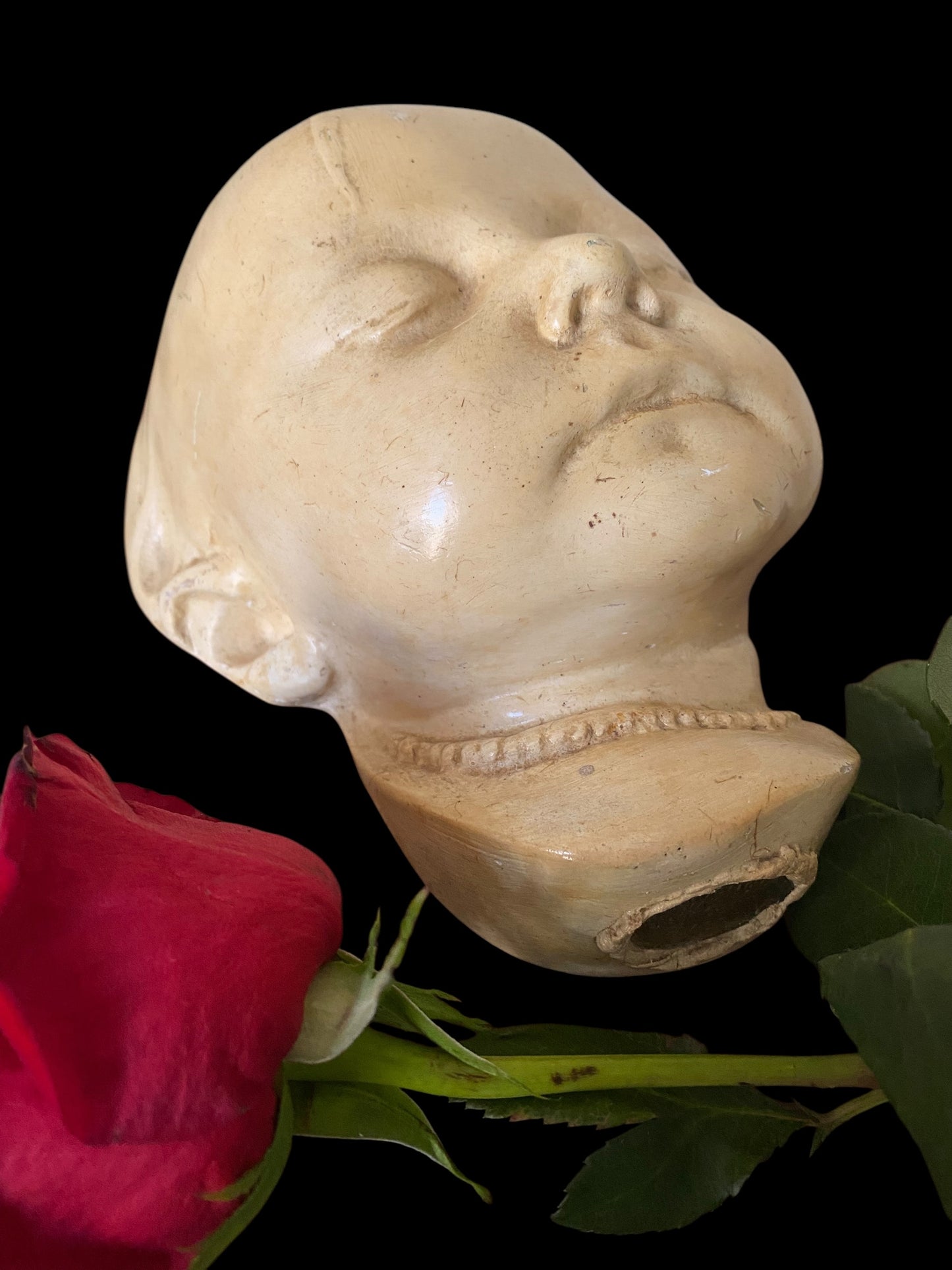 Victorian infants death mask by J. Giusti & Co.