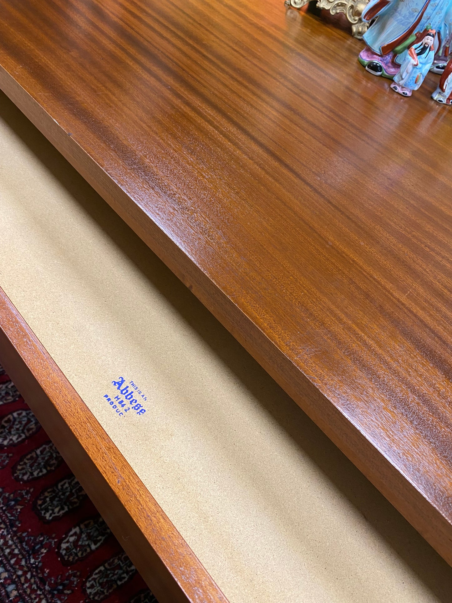 Large Teak sectional plan chest by Abbass