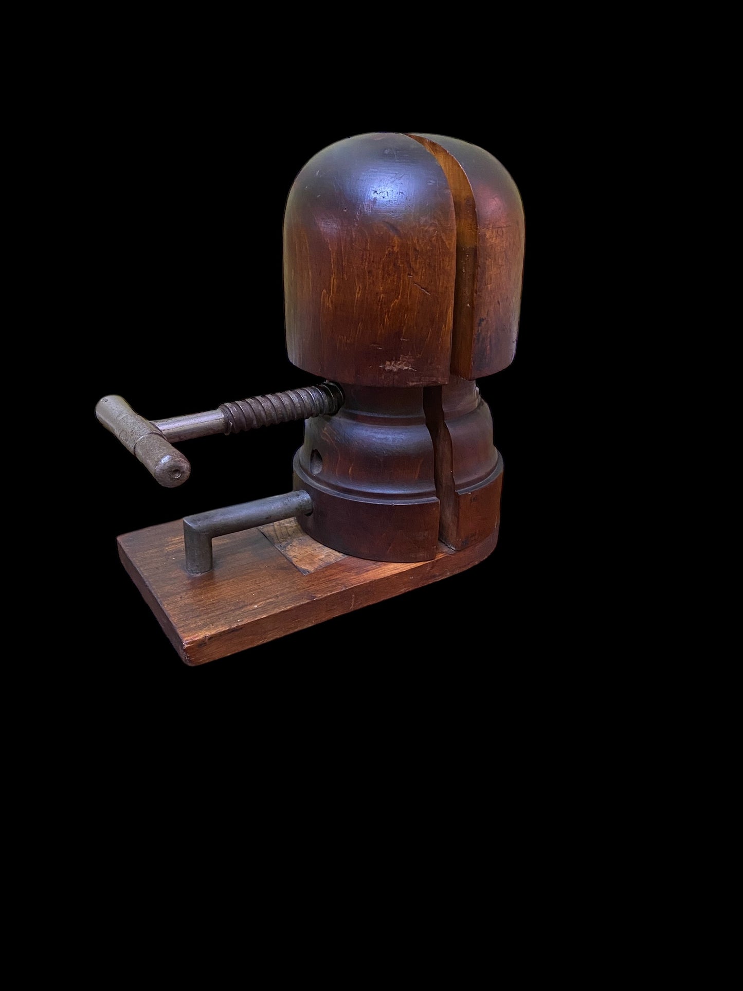 Milliner's Hat Stretcher & Sizer. Mechanical Headwear Shop Display Stand