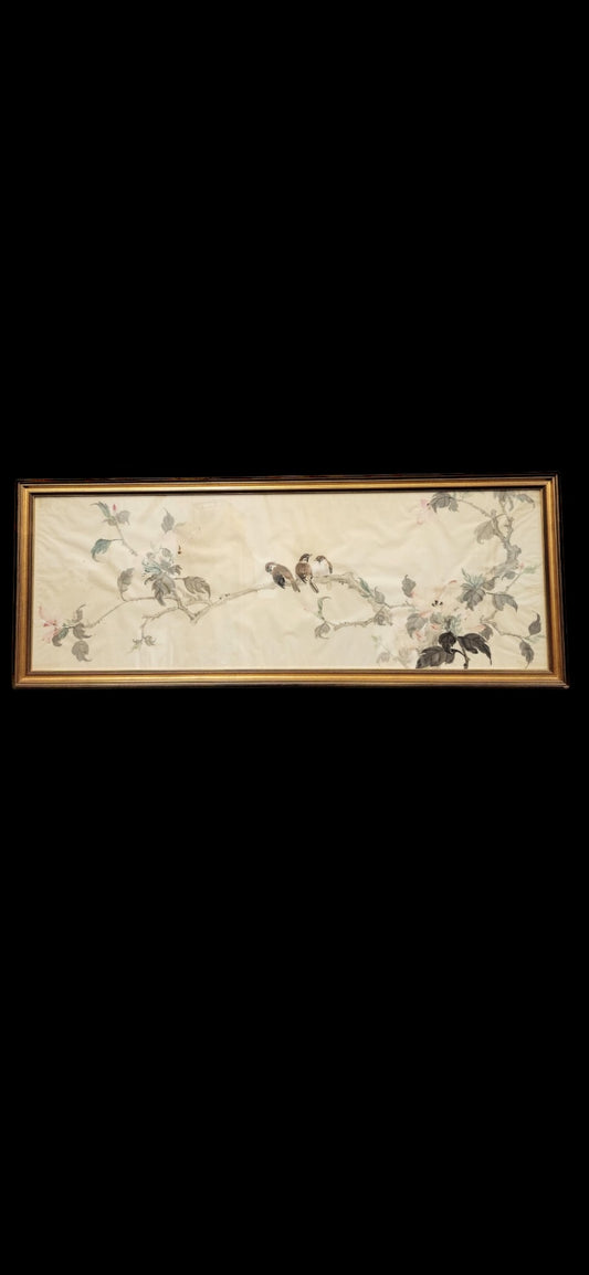 East Asian painting on silk