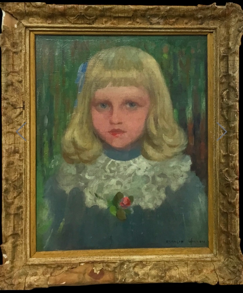 Portrait of a girl by Francis Wilson